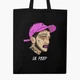 Еко сумка шопер на блискавці Ліл Піп (Lil Peep) (9227-2635) 41x35 см Чорний - зображення 2