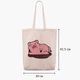 Эко сумка шоппер Гравити Фолз Пухля (Gravity Falls Waddles) (9227-2626) 41x35x8.5 см Бежевый - изображение 6