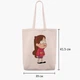 Эко сумка шоппер Гравити Фолз Мейбл Пайнс (Gravity Falls Mabel Pines) (9227-2625) 41x35x8.5 см Бежевый - изображение 6