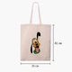 Еко сумка шопер Луні Тюнз Гуфі (Looney Tunes Goofy) (9227-2888) 41x35 см Бежевий - зображення 5