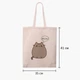 Эко сумка шоппер Pusheen Cat (9227-2853) 41x35 см Бежевый - изображение 5