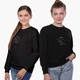Свитшот для девочек БТС (BTS) (9509-1080) 158-164 см Черный - изображение 4
