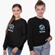Свитшот для девочек ТикТок (TikTok) (9509-1712) 146-152 см Черный - изображение 4
