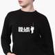 Свитшот для девочек Билли Айлиш (Billie Eilish) (9509-1211) 134-140 см Черный - изображение 2