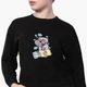 Свитшот для девочек БТС (BTS) (9509-1066) 134-140 см Черный - изображение 2