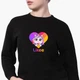 Свитшот для девочек Лайк Единорог (Likee Unicorn) (9509-1593) 122-128 см Черный - изображение 2