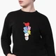 Свитшот для девочек БТС (BTS) (9509-1064) 122-128 см Черный - изображение 2