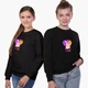 Свитшот для девочек Лайк Единорог (Likee Unicorn) (9509-1594) 158-164 см Черный - изображение 4