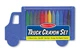 Набір полімерних крейди Машина 12 шт Truck Crayon Set Melissa & Doug - зображення 1