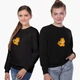 Свитшот для девочек Гарфилд (Garfield) (9509-1945) 134-140 см Черный - изображение 4