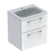 Тумба с умывальником Geberit Selnova Square 60 см 501.236.00.1 белая - изображение 1