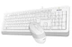 Комплект (клавиатура, мышь) A4Tech F1010 White - изображение 4