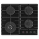 Варочная поверхность Gorenje GKTW642SYB/газ на стекле/ электроподжиг/таймер/ чугунная решетка/конфорка Wok/газконтроль/черная (GKTW642SYB) - изображение 1