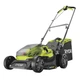 Газонокосилка аккумуляторная Ryobi RY18LM37A-140 ONE+ 18В акб 1х4А·час 37см 45л 25-70см EasyEdge мульчирование 16кг - изображение 1