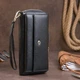Женский кожаный клатч для карт купюр и документов ST Leather bg192fash92 Черный - изображение 13