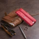 Ключниця-гаманець із натуральної шкіри для жінок ST Leather вертикальна червона (bg193fash47) - зображення 9