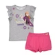 Комплект (футболка, шорты) Disney Frozen (Холодное Cердце) 104 см Разноцвет ET12411 - изображение 1
