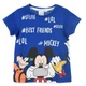 Футболка Mickey Mouse (Микки Маус) 068 см Синий UE00642 - изображение 1