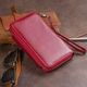 Женский большой кошелек из натуральной кожи на защелке ST Leather бордового цвета (bg193fash41) - изображение 12