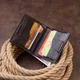 Мужской кожаный кошелек GRANDE PELLE 9,5х10х2 см 000155909 - изображение 8