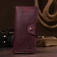 Кошелек Женский Из Винтажной Кожи Shvigel Бордовый Кошельок (142490) - изображение 8