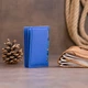 Женский кожаный кошелек-визитница ST Leather 10х6,5х1 см Синий 000155833 - изображение 9