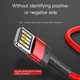 Кабель для зарядки Lightning Apple iphone BASEUS Cafule Special Edition 1M 2.4A Черно-Красный (CALKLF-G91) - изображение 3