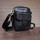 Сумка планшет через плечо мужская из натуральная кожи Vintage leather-14721 Черная - изображение 12