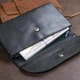Великий жіночий клатч із натуральної шкіри ST Leather чорного кольору з кнопкою (bg193fash16) - зображення 10