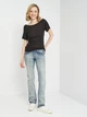 Футболка женская H&M 04454197 32 Черная (SZ2000215054964) - изображение 3