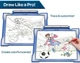 Дошка з підсвічуванням Crayola Light Up Tracing Pad Blue для малювання та копіювання (04-0907) - зображення 2
