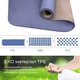 Коврик для йоги и фитнеса PowerPlay 4150 TPE Premium Performance Mat Синий (183x61x0.6) - изображение 5
