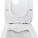 Унітаз підвісний Qtap Crow Rimless 520х360х290 з сидінням Slim Duroplast/ Soft-close/ Quick relase White - изображение 4