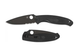 Ніж Spyderco Resilience Black Blade FRN, напівсерейтор - зображення 3