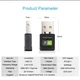 WiFi адаптер USB 2.0 двухдиапазонный 2,4 ГГц / 5 ГГц стандарт WiFi 5 / 600 Мбит/с для Windows XP/Vista/8/8.1/10/11 Dual Adapter (DA-20461) - изображение 4