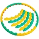 Обруч массажный Хула Хуп Hula Hoop COLOR BALL FI-358 6 секций 1,5 кг - изображение 1