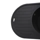 Мойка для кухни GLOBUS LUX гранитная OHARA 770x500мм овальная врезная без сифона черная 000022402 - изображение 3