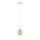 Світильник підвісний лофт 100lamp Lotus E27 білий (NL 1415 WH) - зображення 1