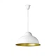 Светильник подвесной лофт 100lamp Dome E27 белый+золото (СП 3614 WH+GD) - изображение 2