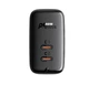 Зарядний пристрій Acefast 40W 2xType-C Quick Charger iPad/iPhone/Android black - зображення 6