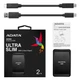 Портативный SSD USB 3.2 Gen 2 Type-C ADATA SC685 2TB Black (ASC685-2TU32G2-CBK) - изображение 2