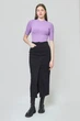 Юбка джинсовая Lee Ultra Long Split Skirt Slim Fit (L38LOKSS) Черный 25-00 - изображение 1