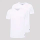 Набор футболок длинных мужских U.S. Polo Assn 80197 S 2 шт White (8680557177572) - изображение 1