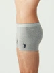 Набор трусов-шорты мужской U.S. Polo Assn 80093 L 2 шт White/Серый/Меланж (8680557156430) - изображение 6