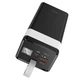УМБ Powerbank Hoco J86 40000mAh (с фонариком и быстрой зарядкой) черный - изображение 1