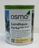 Непрозрачная краска для наружных работ OSMO LANDHAUSFARBE 2204 – слоновая кость, 0.125 л. - изображение 1