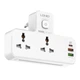 Сетевой фильтр разветвитель с ночником LDNIO SC2311 |2500W, 2Sockets, 2USB/1Type-C, QC/PD, 3A/20W| - изображение 2