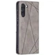 Чохол-книжка з кишеньками UniCase Geometric Pattern для Samsung Galaxy S21 FE (G990) - Grey - зображення 4