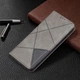 Чохол-книжка з кишеньками UniCase Geometric Pattern для Samsung Galaxy S21 FE (G990) - Grey - зображення 5