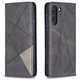 Чехол-книжка с кармашками UniCase Geometric Pattern для Samsung Galaxy S21 FE (G990) - Black - изображение 2